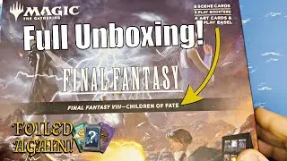 MTG Final Fantasy VIII - Children of Fate Scene Box  -  Full Unboxing + 3 Packs!  🎴 ⚔️ #mtg