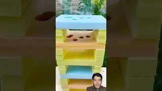 HOT ball crushing gadget challenge #satisfying #bee #wood #woodworking #relax #beebeecraft #beelife