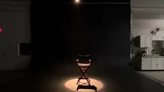 CML Studios Miami: 20' Black Cyc and Void with Spotlight Effect
