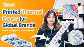 How Printed Thermal Paper Is Made 🖨️ | Clean Prints, Real Use Test