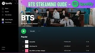 ARMY WAYS Part 2 - BTS STREAMING GUIDE/SPOTIFY