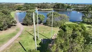 CYC Phillip Island Adventure Resort fro the air