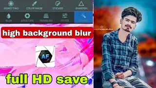 AfterFocus pro high blur editing tutorial 🔥||AfterFocus pro full quality photo editing