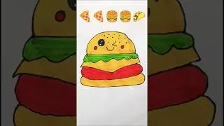 satisfied Creative art drawing #draw #colors #art #youtubeshorts #shorts #barger  #viral