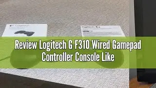 Review Logitech G F310 Wired Gamepad Controller Console Like Layout 4 Switch D-Pad PC - Blue/Black