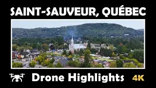 ⚜️ 🌟 Quick Aerial Highlights of Saint-Sauveur, Québec 🇨🇦 | Stunning 4K Drone Shots 🚁✨