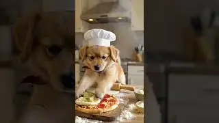 Dog Cooks Better Than Humana#الكلب_الشيف#AIchef #DogCooking #FunnyShorts #AIDog #youtubeshorts