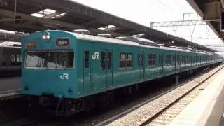 【元】日本一古い103系 クハ103-1&2 和歌山駅発車 【JR 103 series】