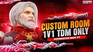 LIVE 1V1 TDM CUSTOM ROOMS LIVE!  #shortlive #bgmilive #shorts #nickyt #viral