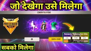 Free Fire Pro League Redeem Code | 18 July Redeem Code | Rocky Pet Redeem Code