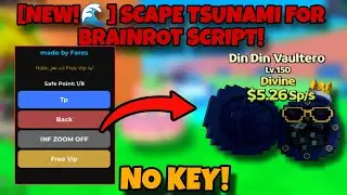 ESCAPE TSUNAMI FOR BRAINROT 🌊 - BEST SCRIPT! NO KEY - DUPE, TP TO END, AUTO EVENT, HITBOX AND MORE!
