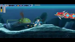 Mega Man Maverick Hunter X - Launch Octopus (PSP)