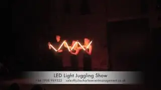LED Light Juggling Show for Hire &ndash; LED Entertainment - London