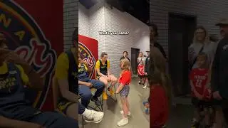 Caitlin Clark had a wholesome interaction with this fan 🥰
