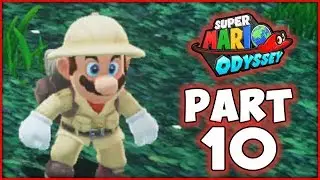 AVOID THE POISONOUS PIRANHA PLANTS! - Super Mario Odyssey #10