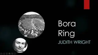 JUDITH WRIGHT'S BORA RING