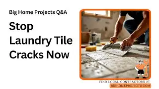 Prevent Laundry Tile Cracks With Backer Board Method