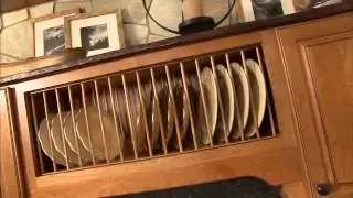 Wall Open Shelf Plate Rack