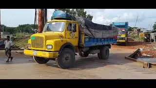 Bus Car Truck load unload from ferry ghat Part-1