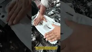 Covering Engine Piston using Protective Paper Method &ndash; Good Tools and Machinery in Daily Work