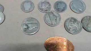 2 weeks of coin roll and bag hunting results