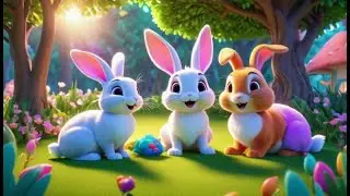 Five Little Rabbits Play and Learn + More Nursery Rhymes & Kids Songs