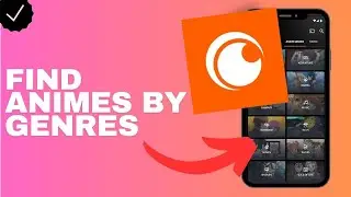 Where to find anime by genres in the Crunchyroll app?