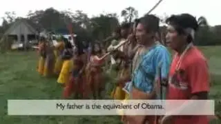 Culture shock for Amazon chief's son who left rainforest for New York.