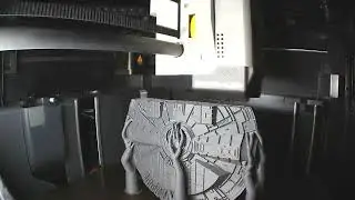 3d Printed Millennium falcon on P1S