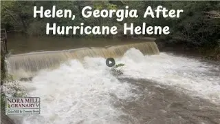 Hurricane Helene in North Georgia: Nora Mill Granary