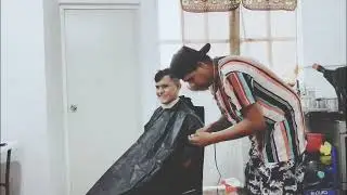 #Toco corte de cabello en casa 2 clientes más jeje 😛🤪 