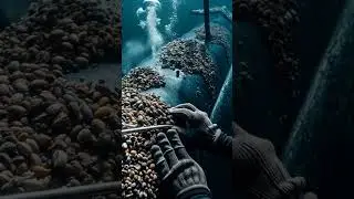 Diver carefully removes barnacles from a humpback whale's skin #underwater #whalecleaning
