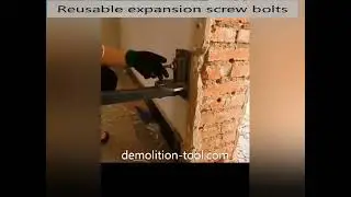 Reusable expansion screw bolts / reusable expansion bolt / reusable expansion anchor