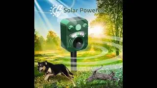 X-octenol Solar Powered Animal Repeller Ultrasonic | Key Features