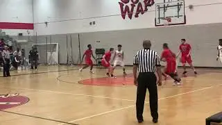 Final minute/Postgame handshakes Lansdowne/Woodlawn basketball 02/07/20