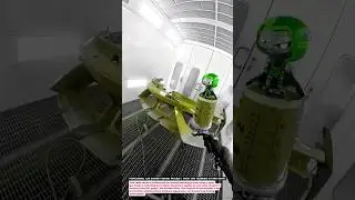 Professional Car Bumper Painting Process | Spray Gun Technique in Paint Booth.