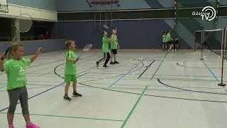 Training der Badminton-Jugend