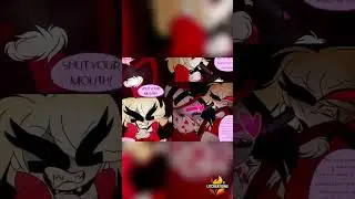 Ultimatum Time 🔫 Run or Apologize?! | Hazbin Hotel #Shorts