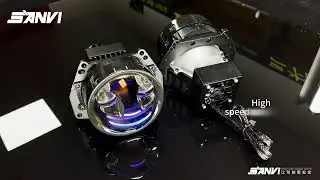 Sanvi auto lights 3 inch 6000k F55 auto led projector lens headlight retrofit upgrading kits