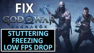 Fix God of War Ragnarok Stuttering, Freezing or LOW FPS Drop on PC | #godofwarragnarok