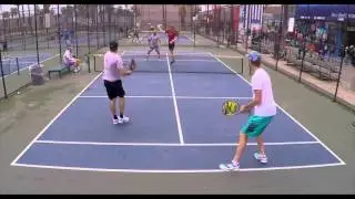 ATP Tennis Pros Sam Querrey and Steve Johnson play POP Tennis - Set 2