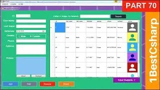 VB.NET - Student Information System Project In VB.Net And MySQL Database [With Source Code] Part 70