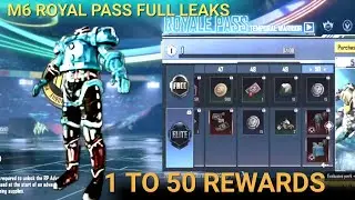 M6 ROYAL PASS IS HERE | RP M6 FULL LEAK IN BGMI
