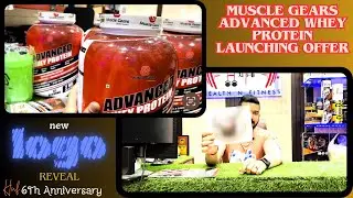 HNF 6Th Anniversary | New logo reveal | Muscle gears advanced whey protein best launching offer