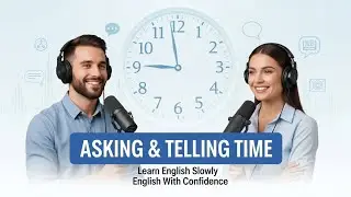 Asking for and Telling the Time in English | Slow English Podcast | English With Confidence