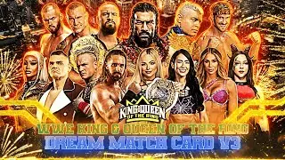 WWE King And Queen of the Ring 2026 Dream Card v3
