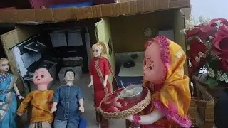 Indian Barbie World/Tina ki kahani Ep-128/Barbie doll all day routine/suman ne ki puja/doll cartoon