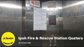 2 Generic Elevators at Ipoh Fire and Rescue Station Quarters, Ipoh, Perak. (Lift 1)