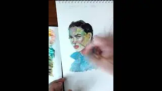 100 heads challenge - Nancy from 911 lone star portrait #shorts