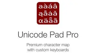 Unicode Pad Pro 12 with custom keyboards